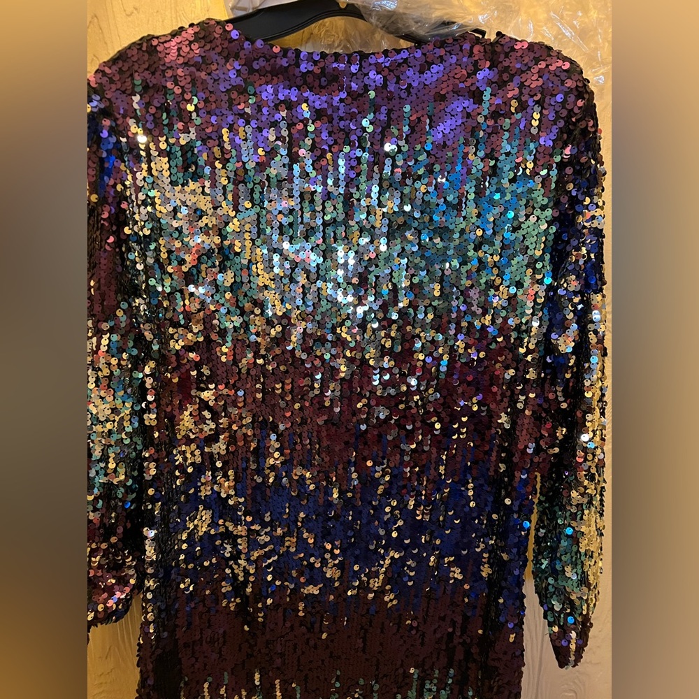 Shein Sequin Open Front Duster - image 5